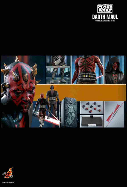 Hot Toys Star Wars: The Clone Wars - Darth Maul 1/6 Scale 12" Figure