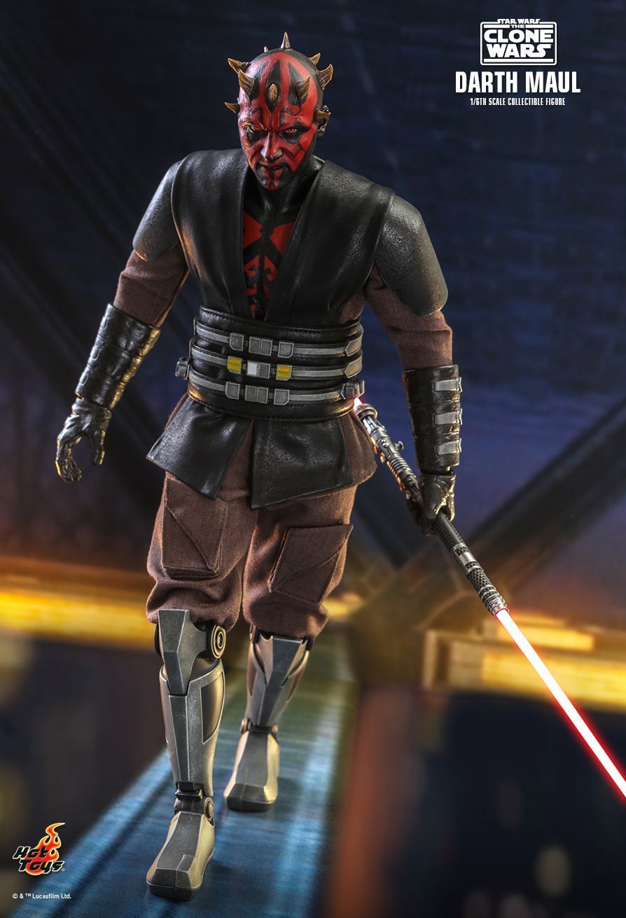 Hot Toys Star Wars: The Clone Wars - Darth Maul 1/6 Scale 12" Figure