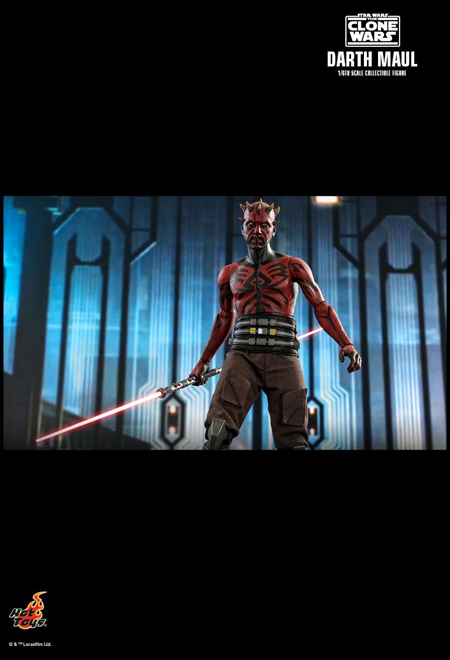 Hot Toys Star Wars: The Clone Wars - Darth Maul 1/6 Scale 12" Figure