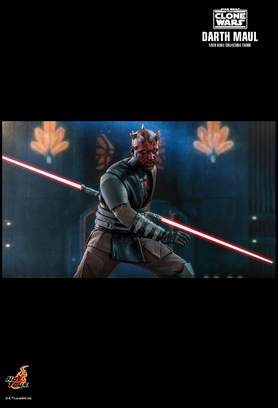 Hot Toys Star Wars: The Clone Wars - Darth Maul 1/6 Scale 12" Figure