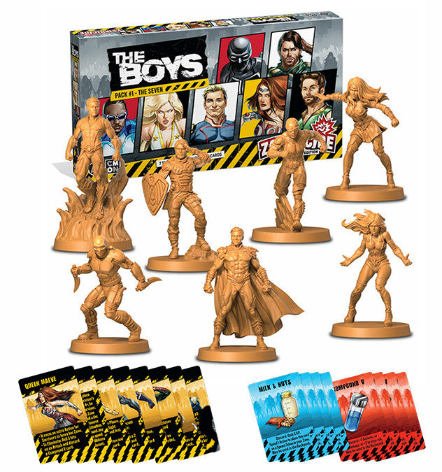 Zombicide The Boys Pack #1 The Seven with Abominations Promo Pack